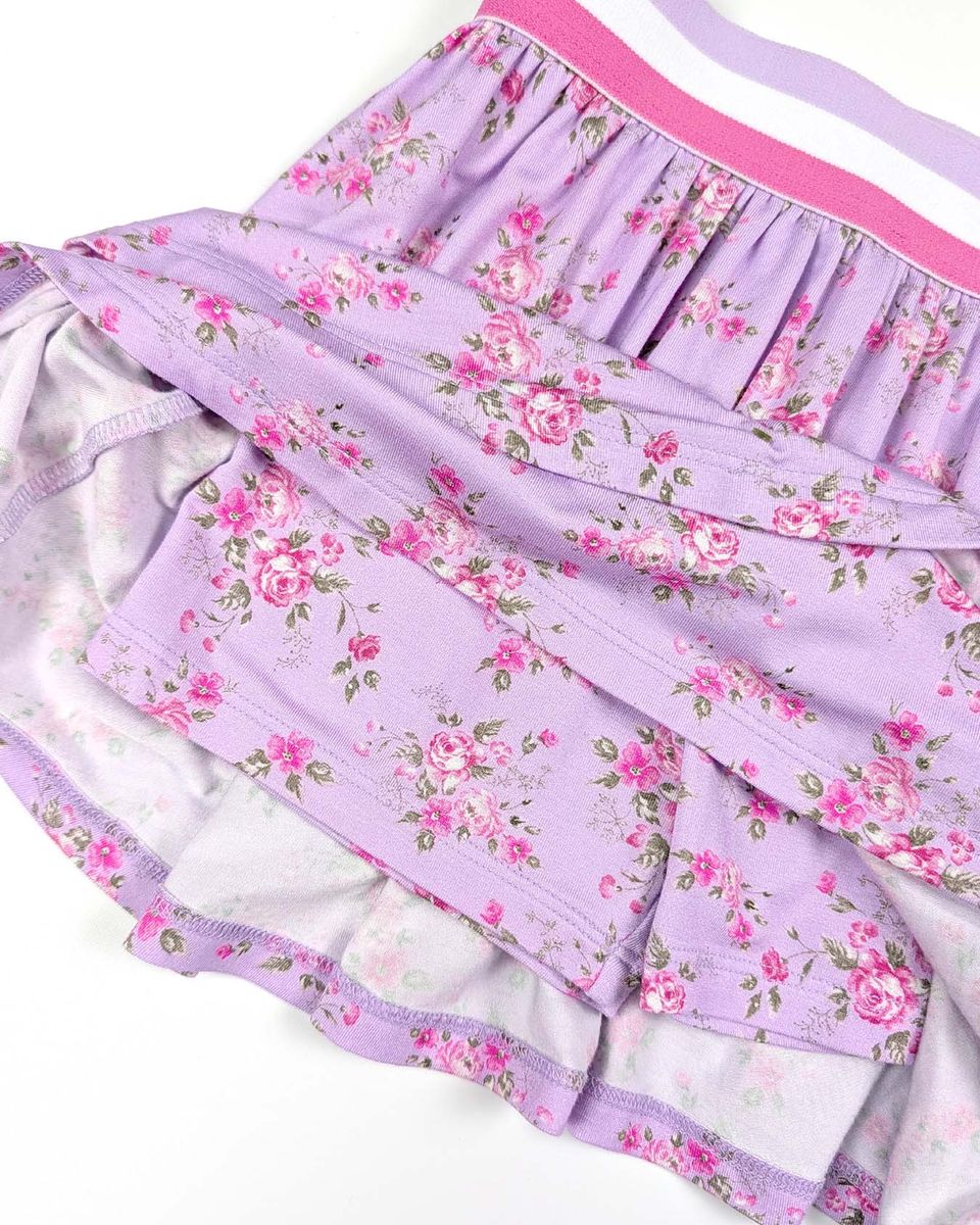 Sylvie Elastic Waistband Skort