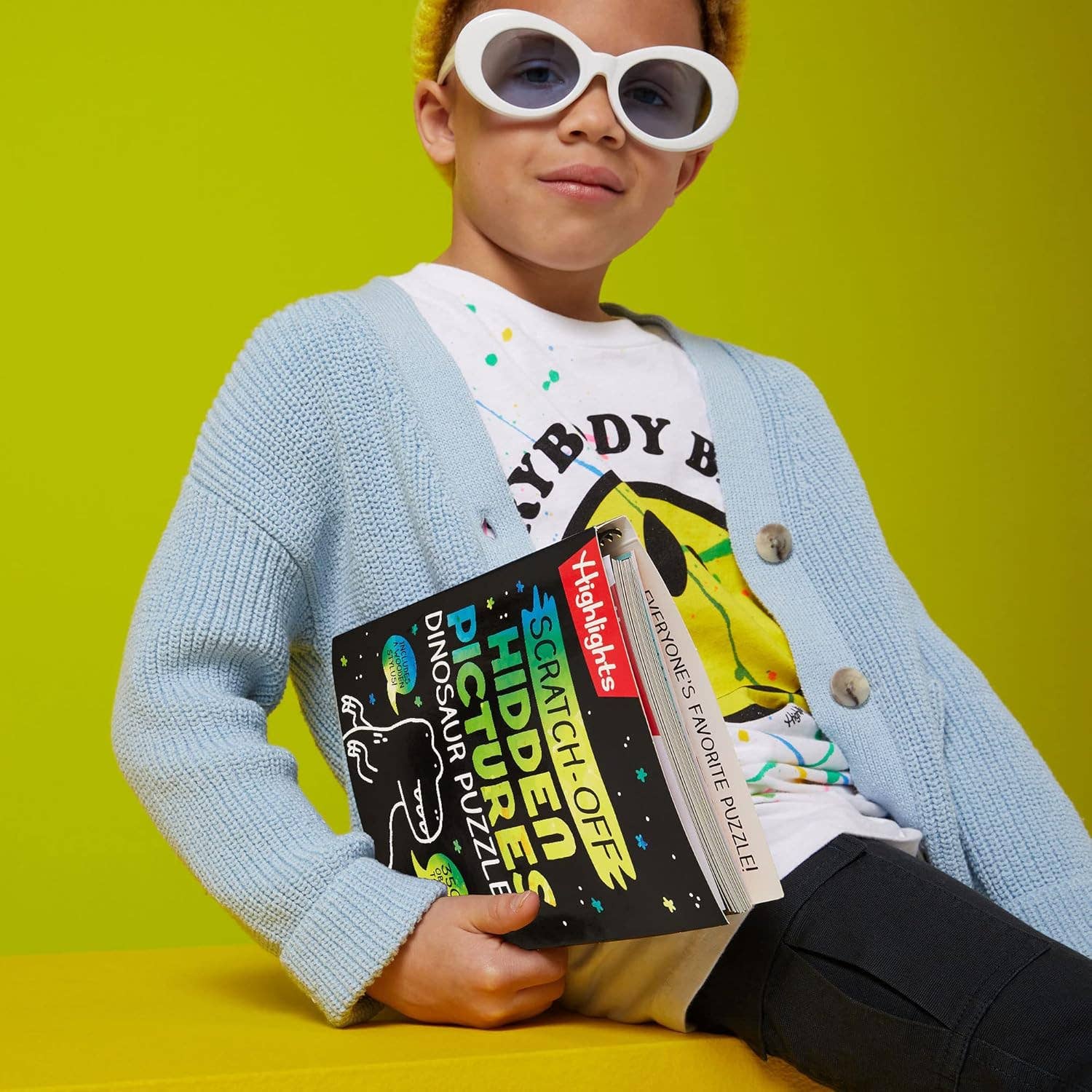 Scratch-Off Hidden Pictures Dinosaur Puzzles