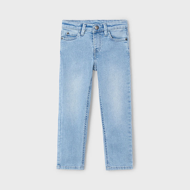 Boy Bleach Wash Slim Fit Jeans
