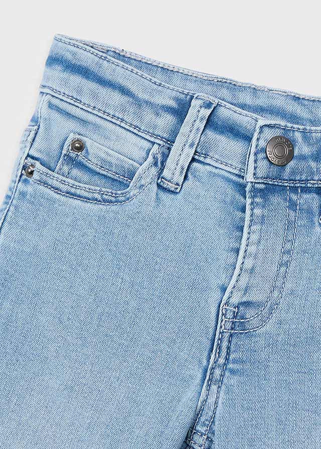 Boy Bleach Wash Slim Fit Jeans