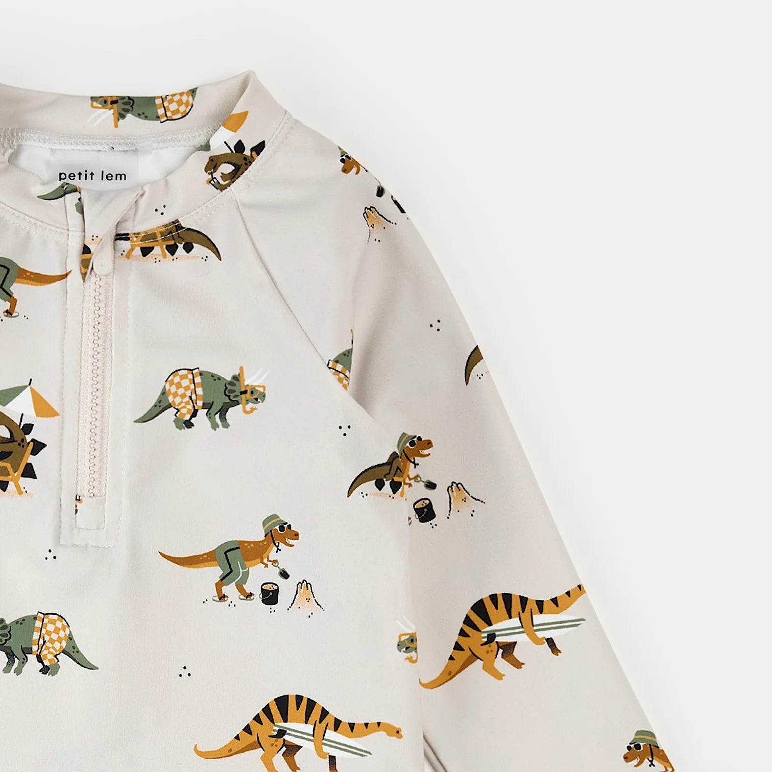Beach Dinos & Sage Rashguard Set