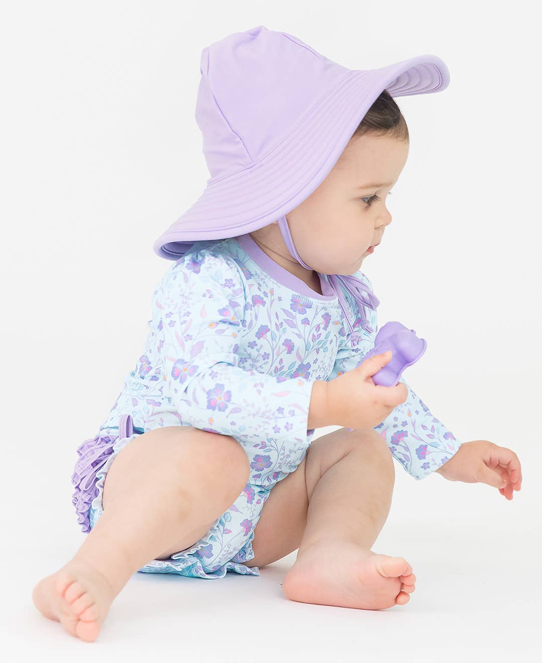 Fairytale Garden Long Sleeve One Piece Swimsuit