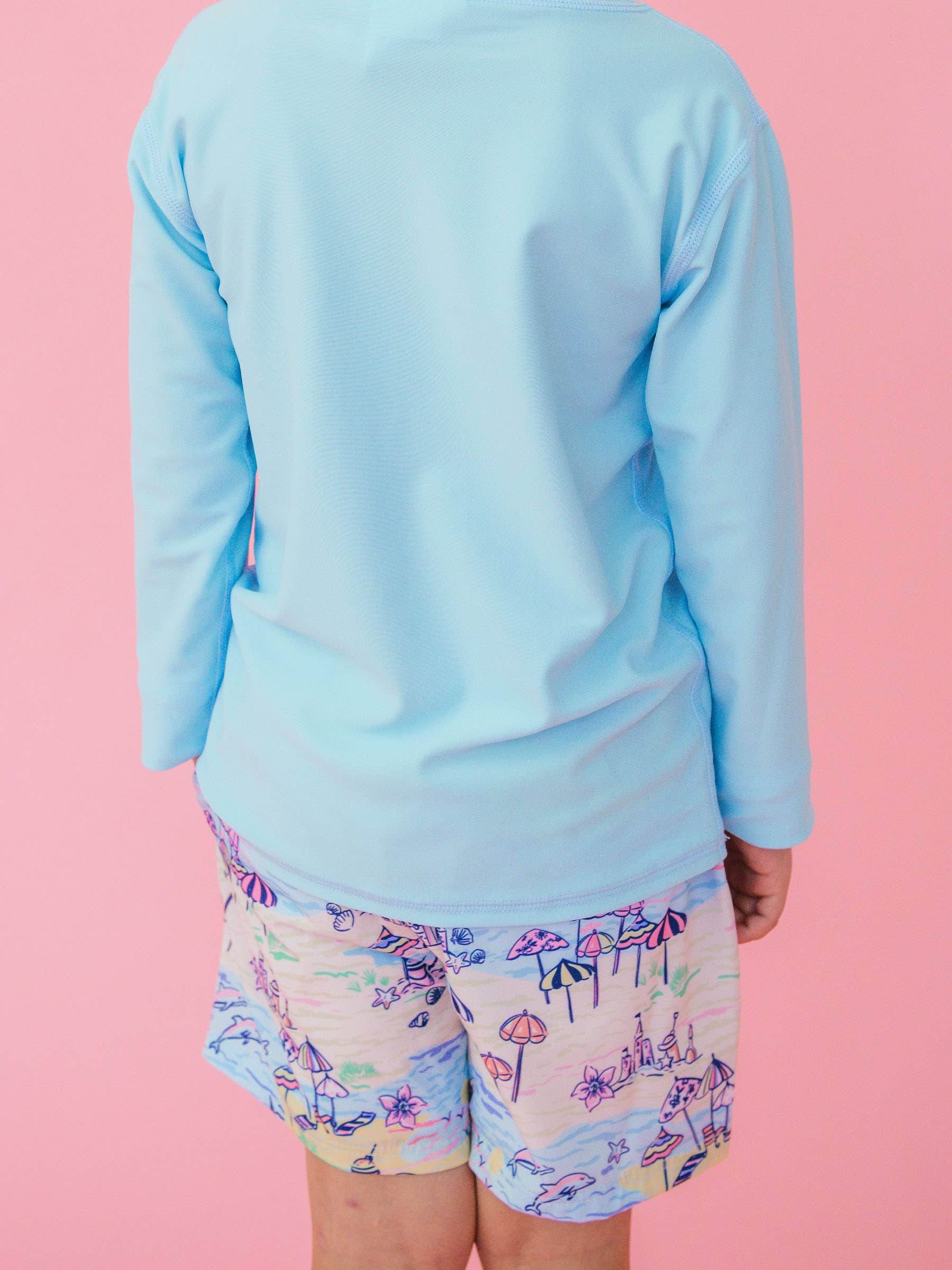 Boys Beach Day Performance Hybrid Swim Trunks