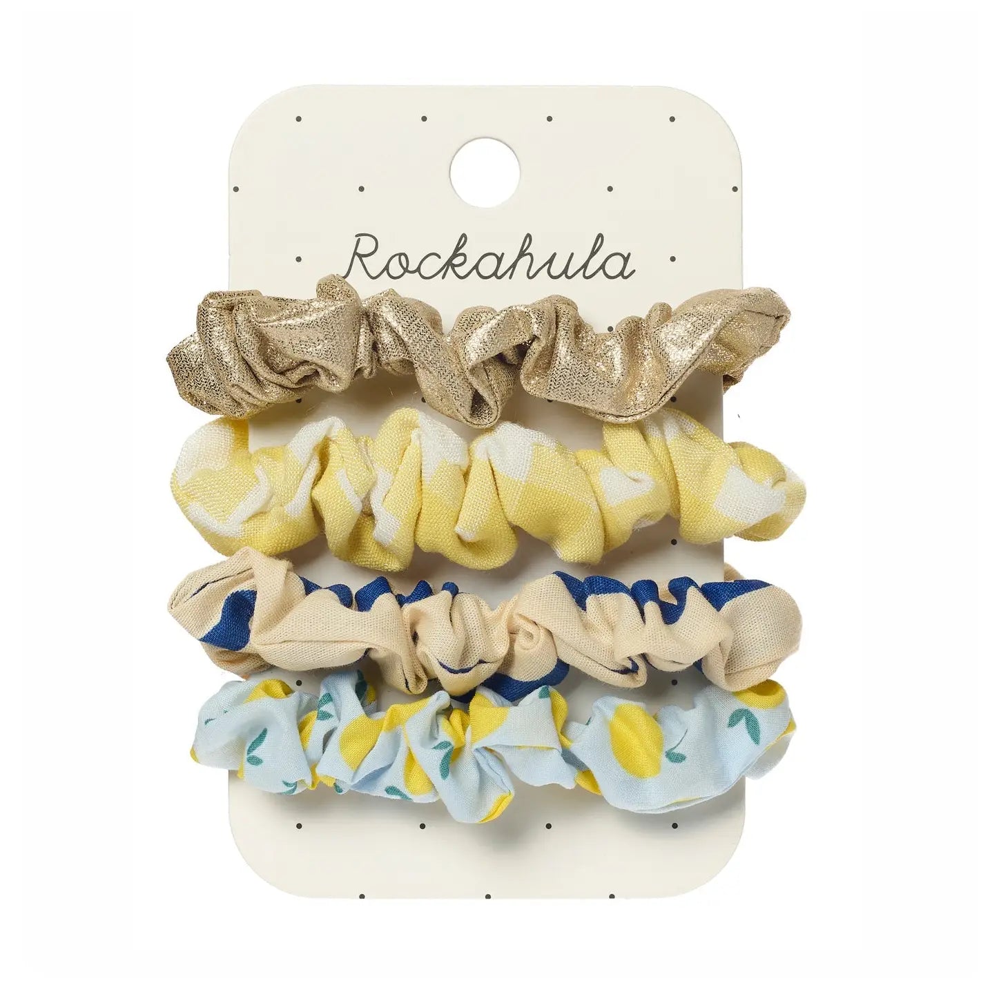 Lemon Drop Scrunchie Set