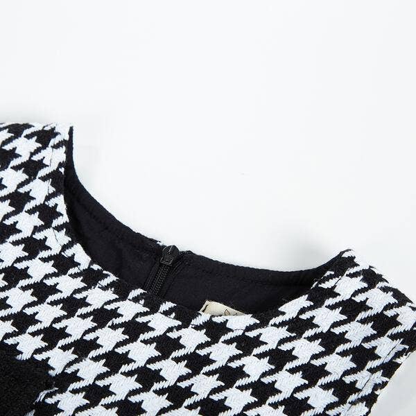 Houndstooth Dress