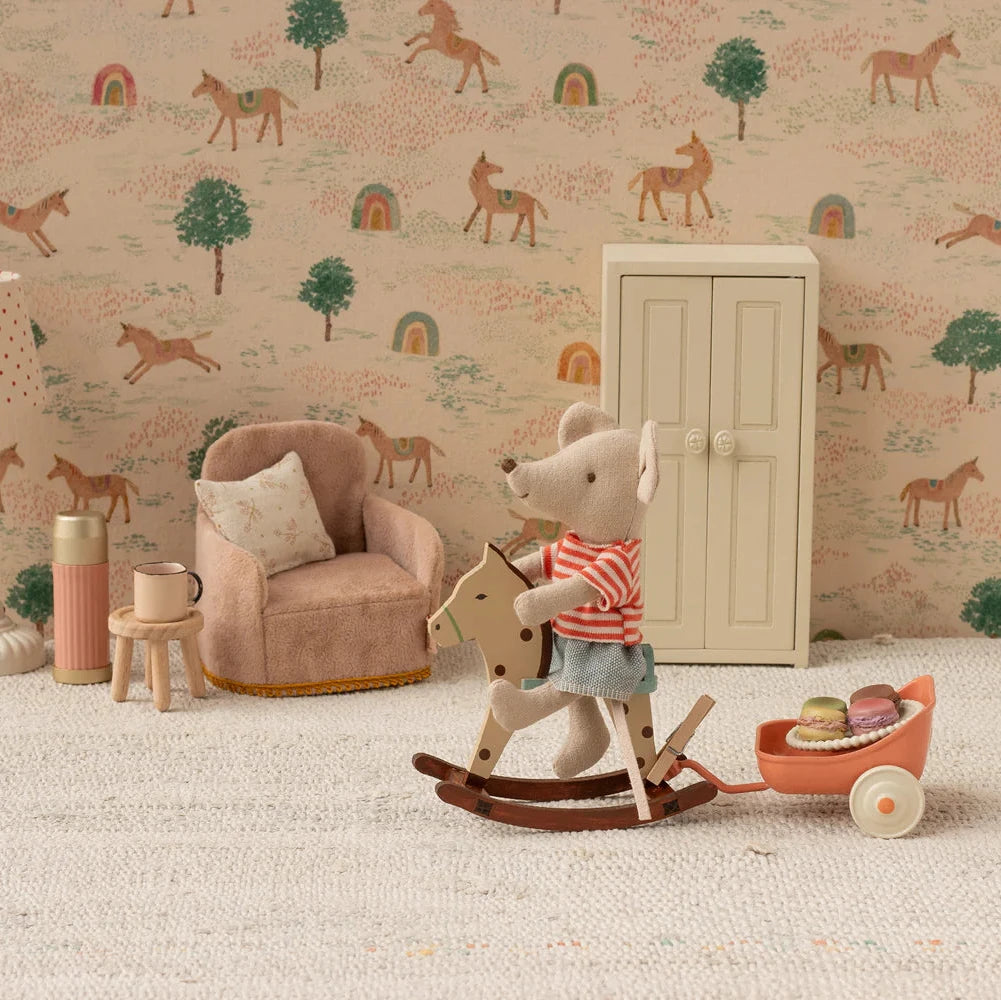 Mouse Rocking Horse | Spotted