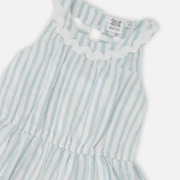 Multi-Tiered Striped Dress