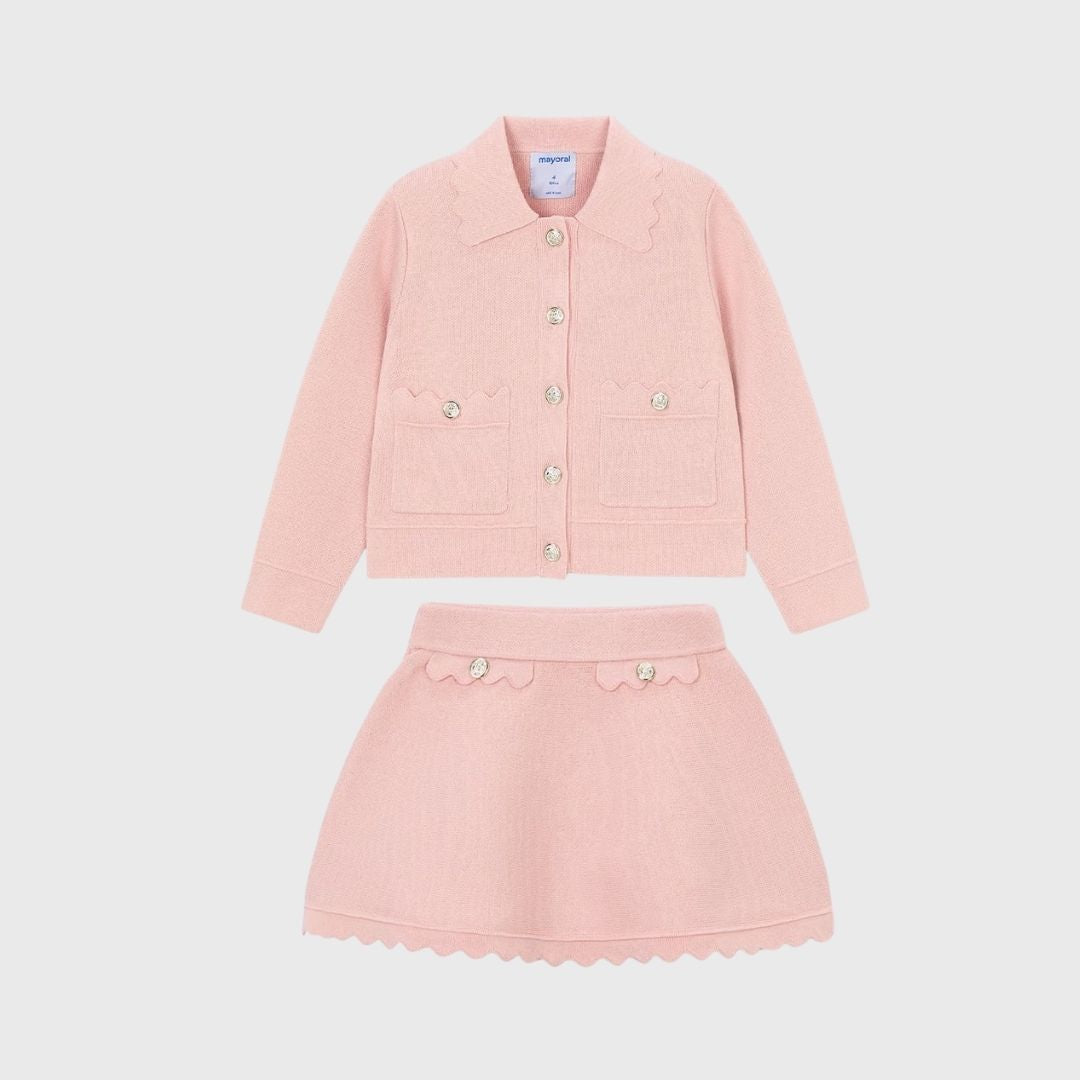 Knit Jacket + Skirt Set | Blossom