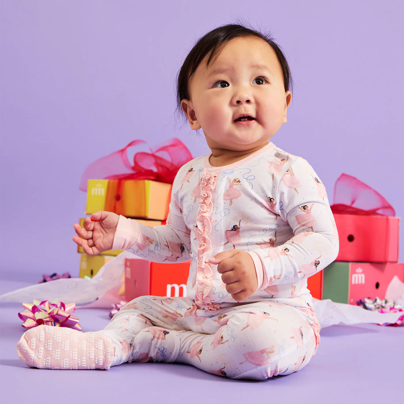 Magnetic Me Ruffle Footie - Pretty Plies