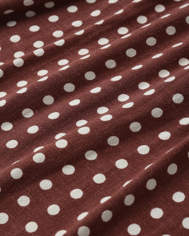 Lainey Dress | Chocolate Polka Dot