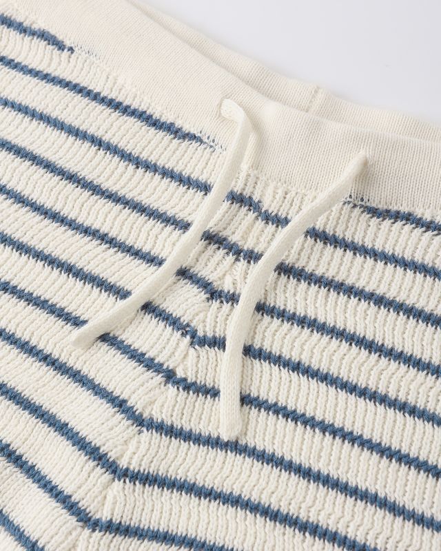 Knit Vest Set | Marine Stripe