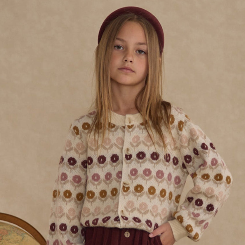Cheyenne Cardigan || Floral Jacquard