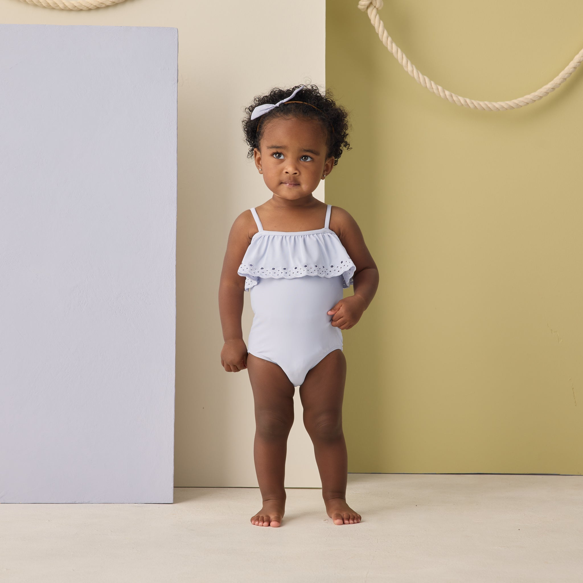 Off-The-Shoulder One-Piece | Periwinkle