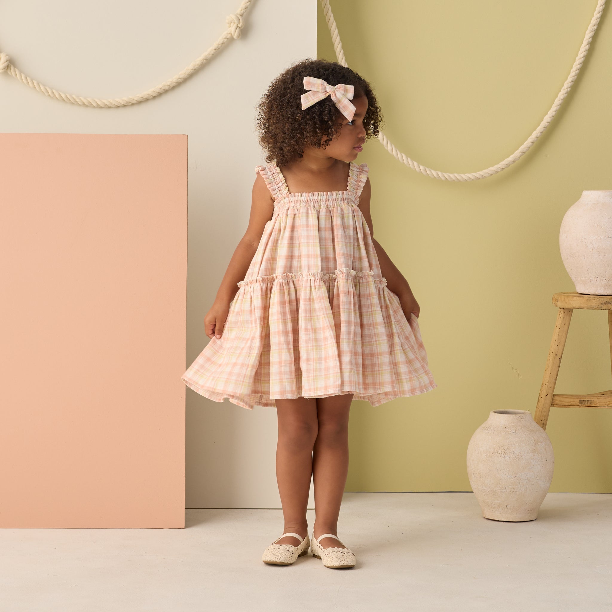 Cicily Dress | Summer Plaid