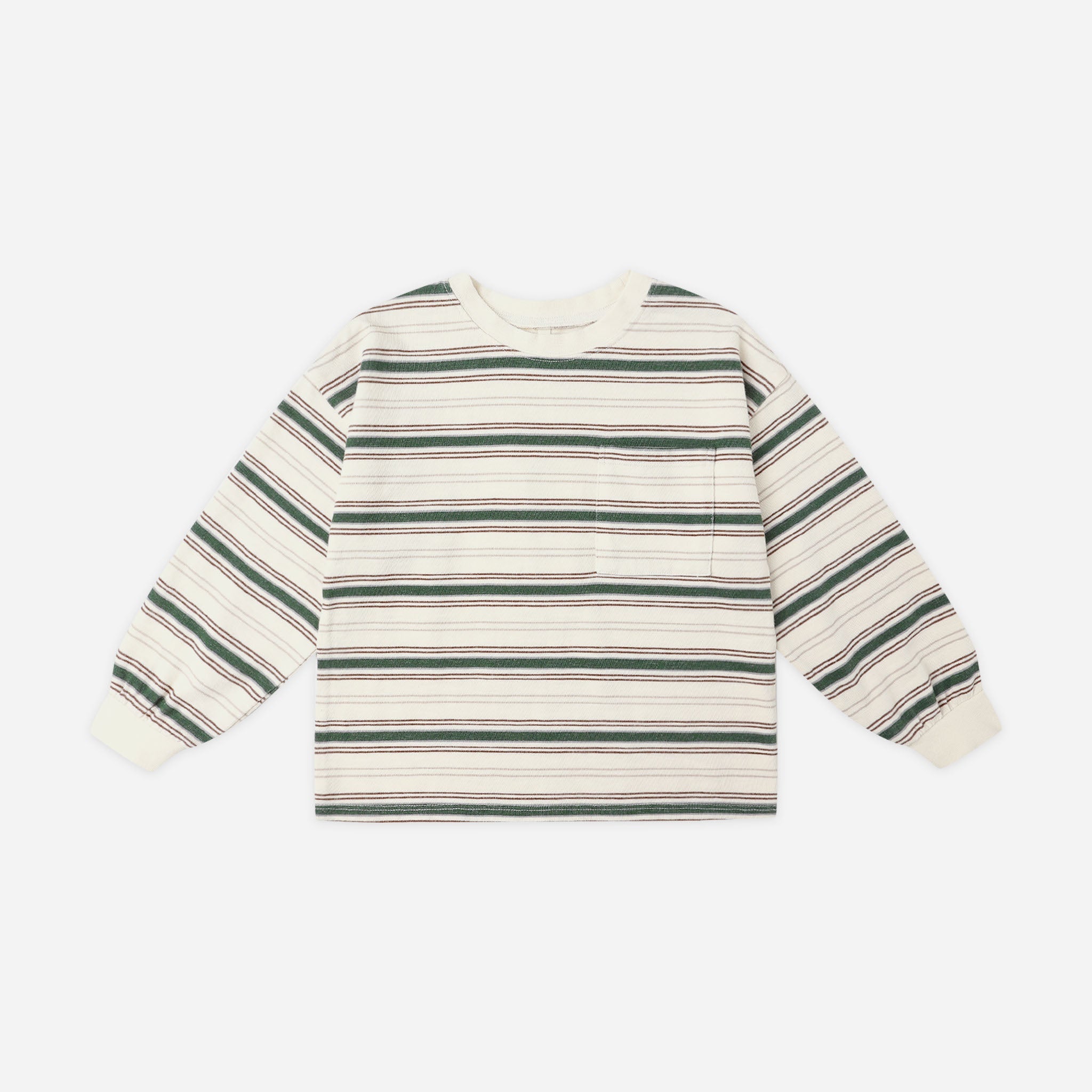 Relaxed Long Sleeve Tee || Retro Stripe