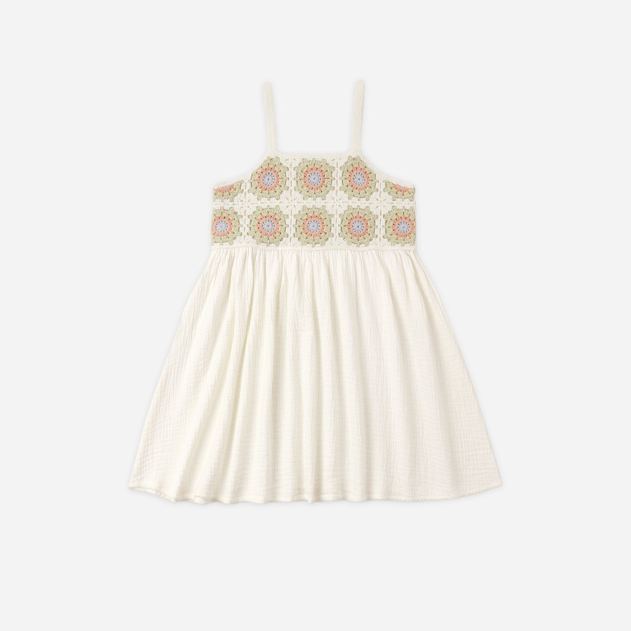 Crochet Sundress | Citron Daisy Check