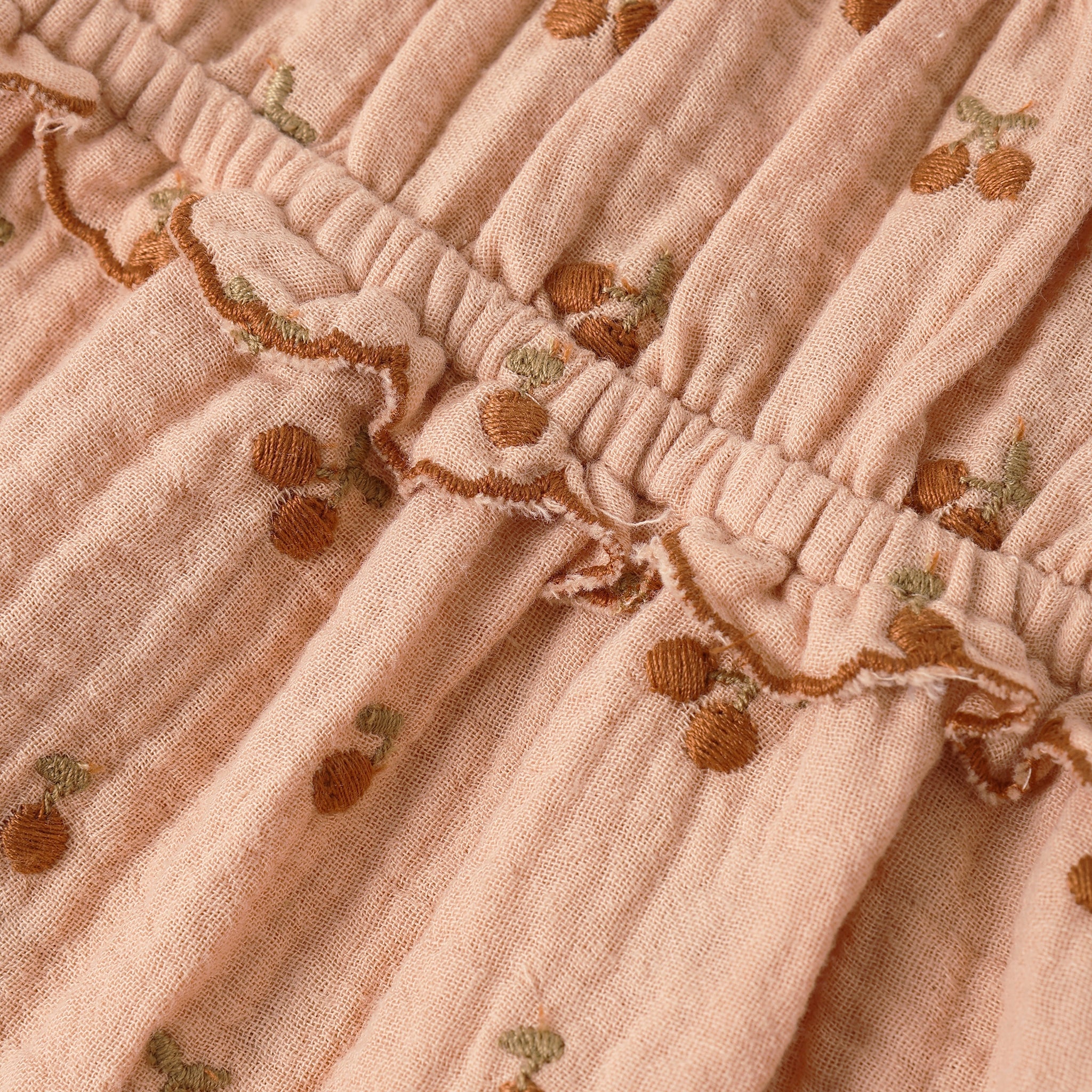 Smocked Tank | Cherry Embroidery