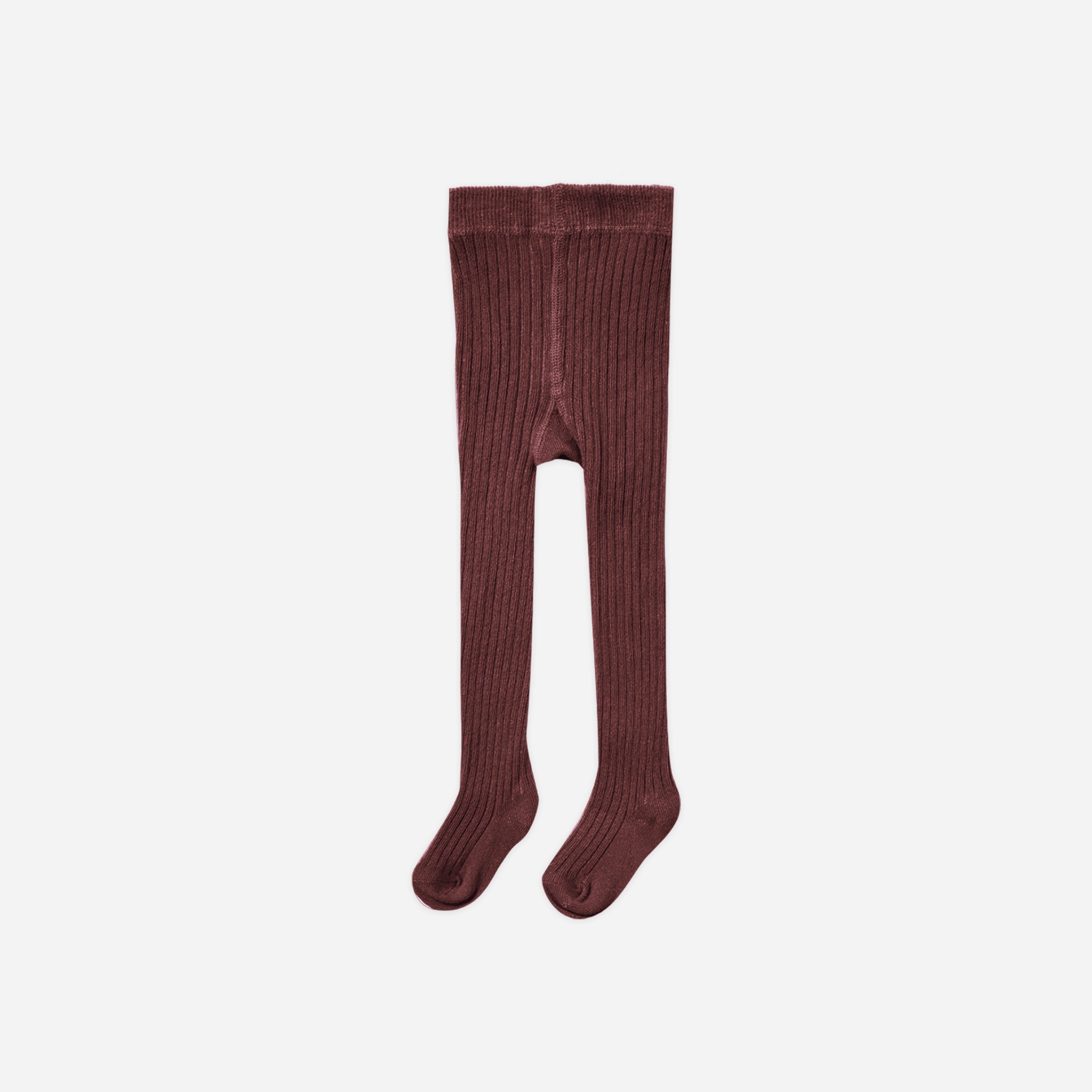Ribbed Tights || Burgundy