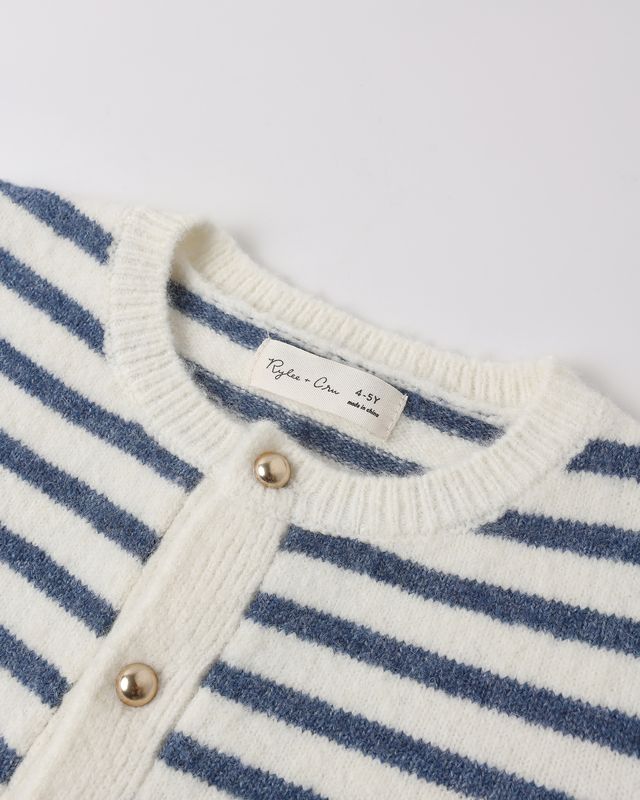 Classic Cardigan | Maritime Stripe