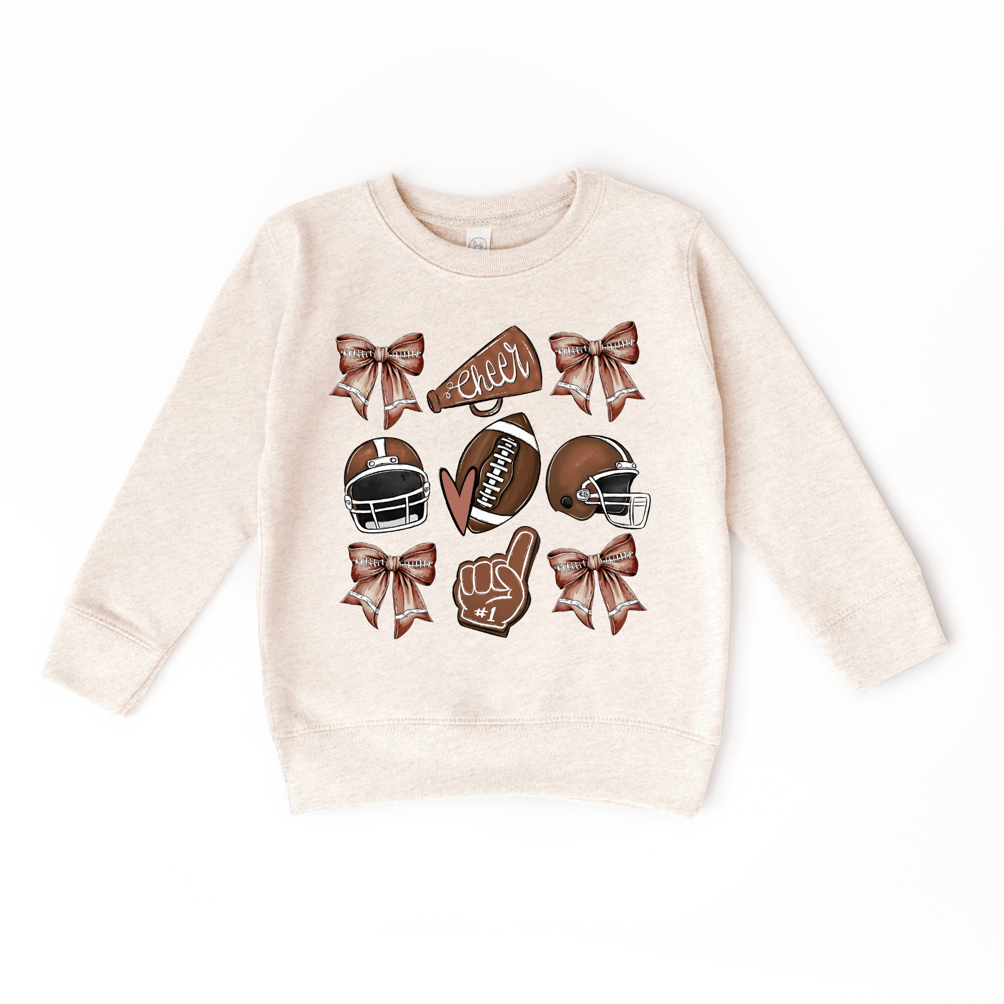 Football Season Bows Sweatshirt