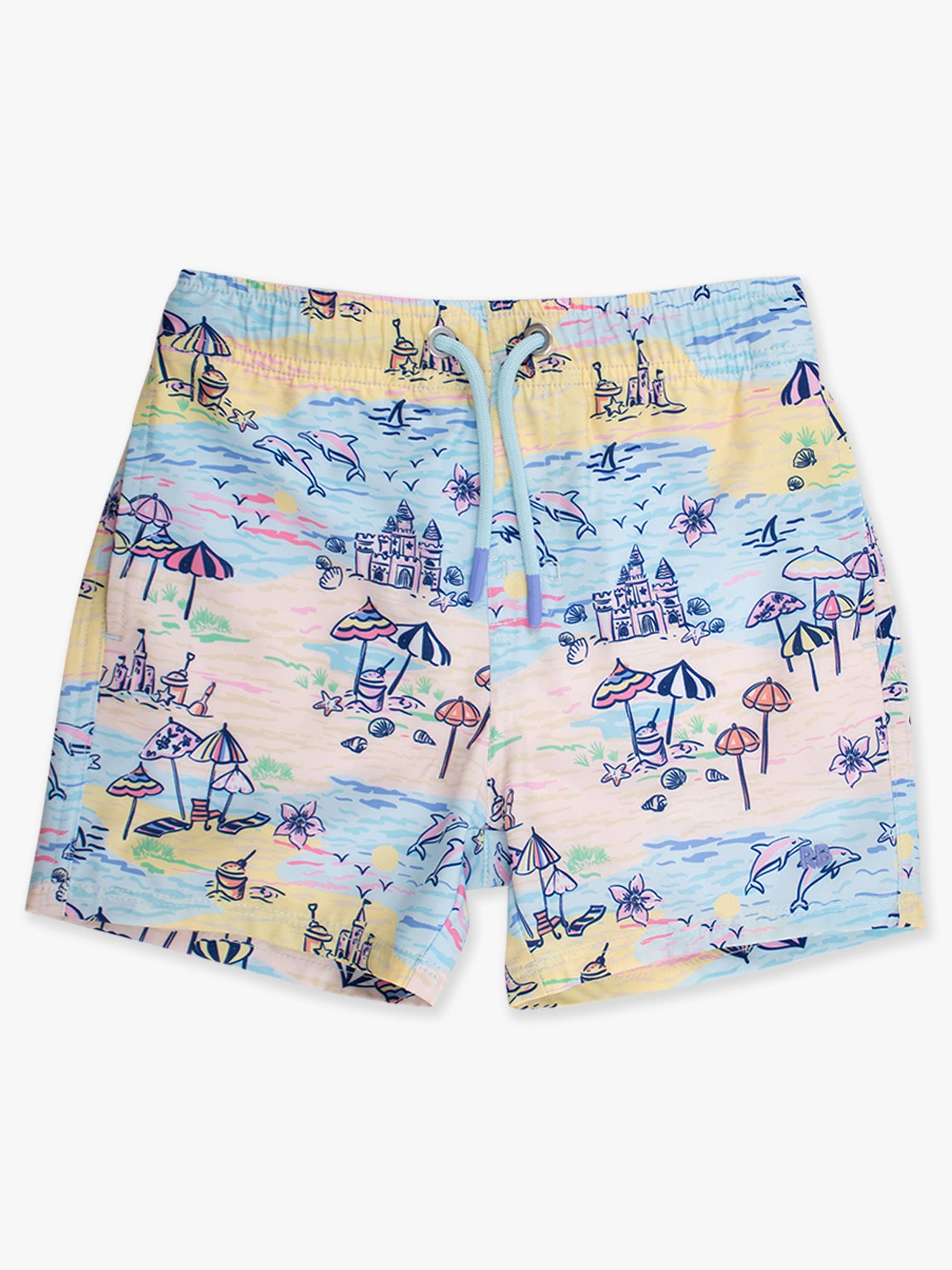 Boys Beach Day Performance Hybrid Swim Trunks