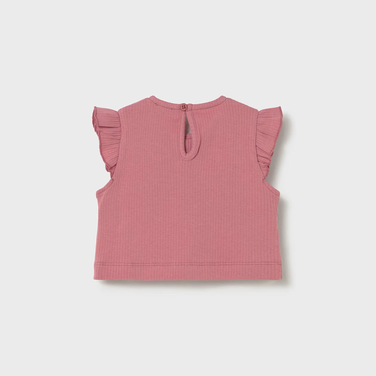 Ribbed Bow Top | Blush