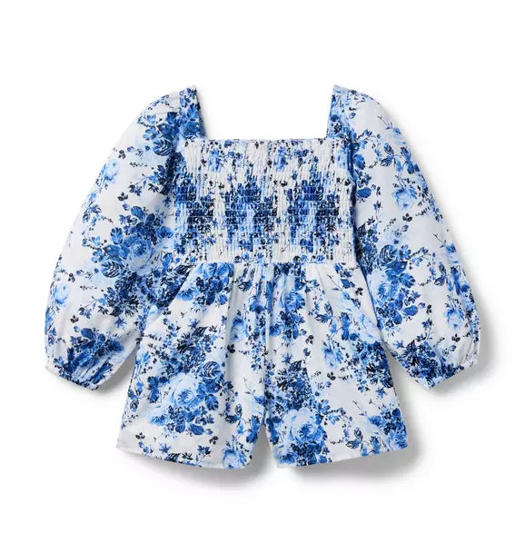 The Emma Smocked Romper