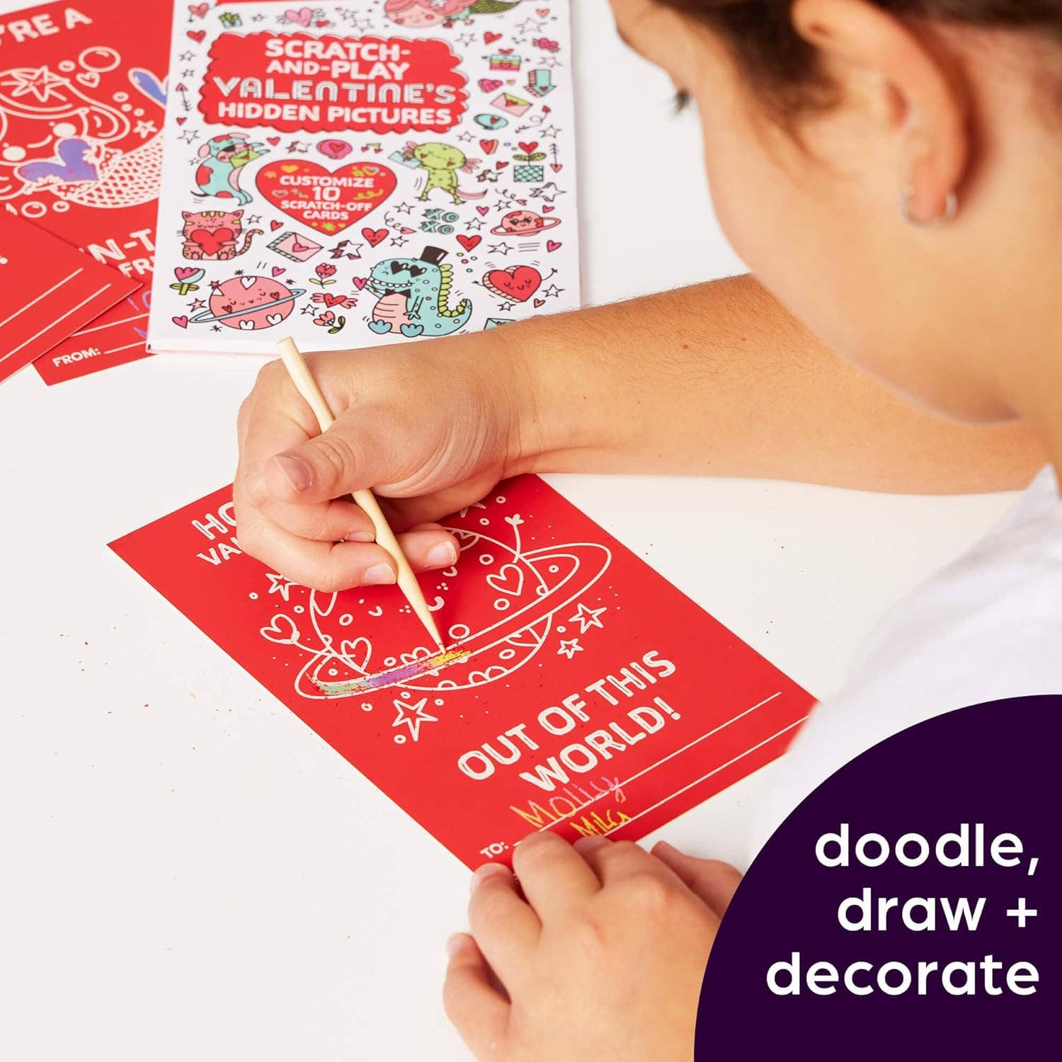 Scratch-and-Play Valentine's Hidden Pictures
