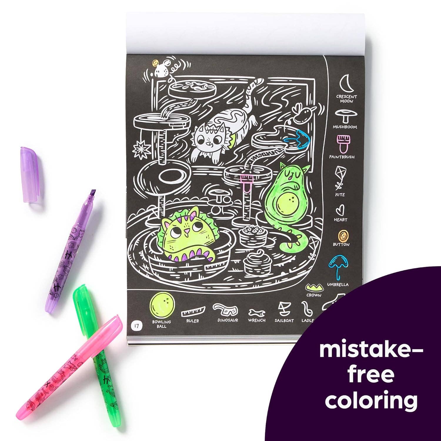 Rainbow Neon Hidden Pictures