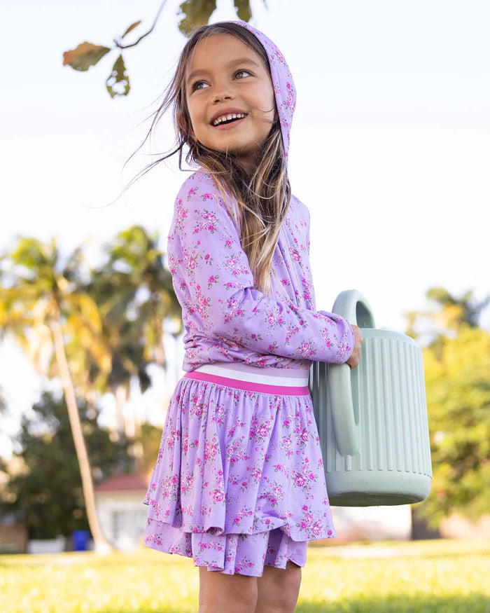 Sylvie Elastic Waistband Skort