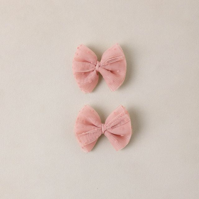 Flutter Tulle Clips | Pink