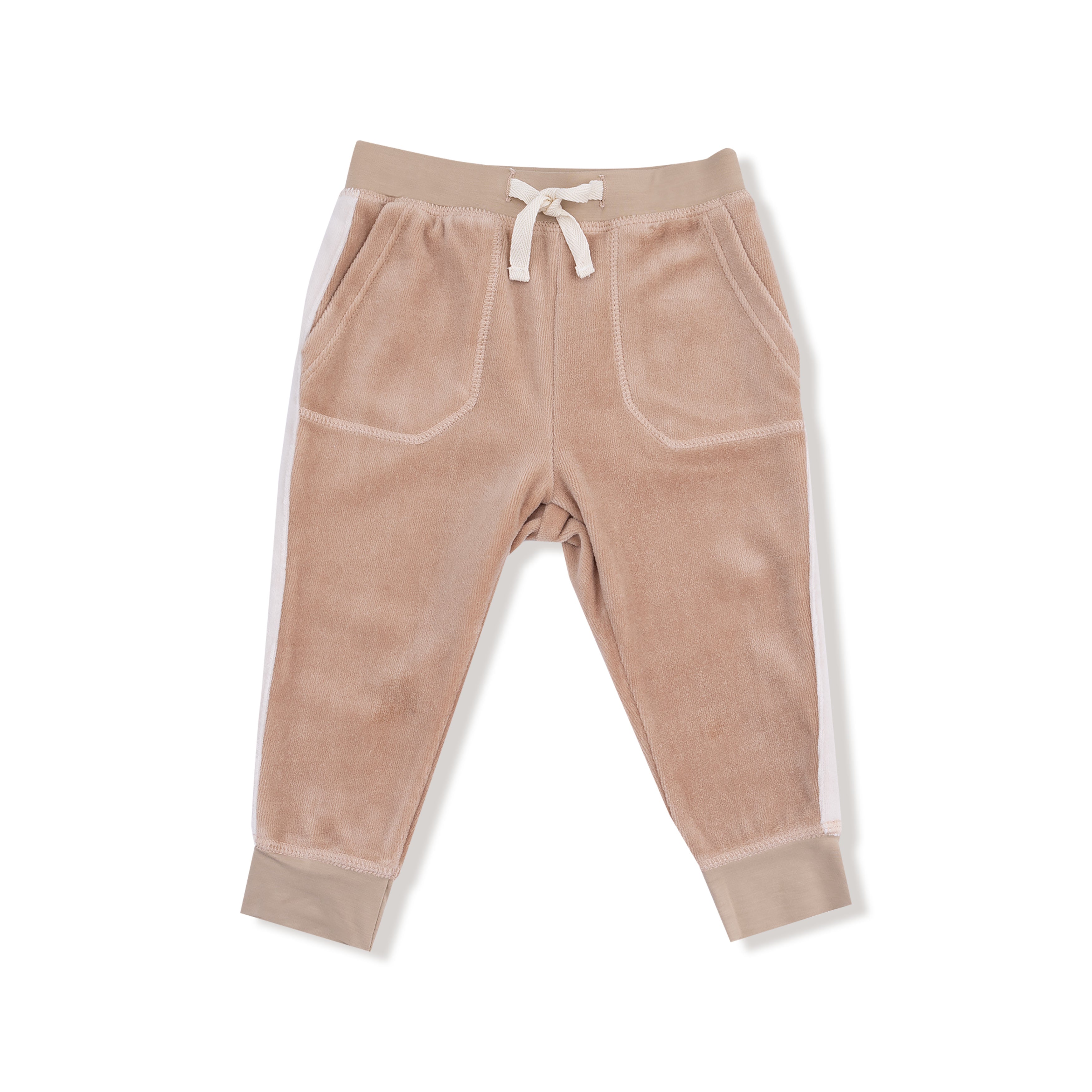 Velour Teddy Bear Hoodie and Jogger Set