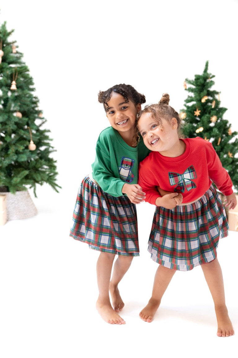 Holiday Plaid Tutu Skirt