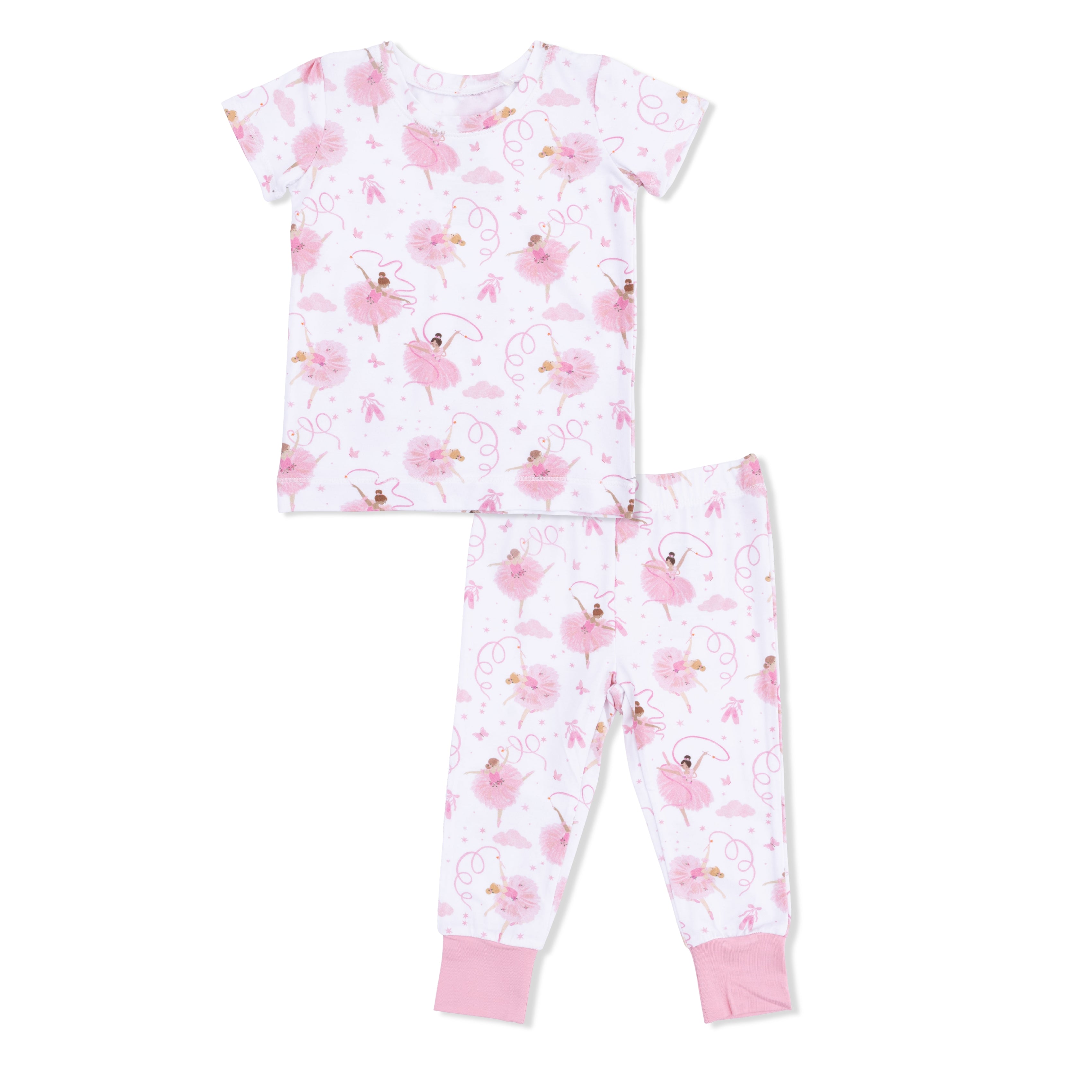 Short Sleeve Loungewear Set | Ribbon Ballerinas