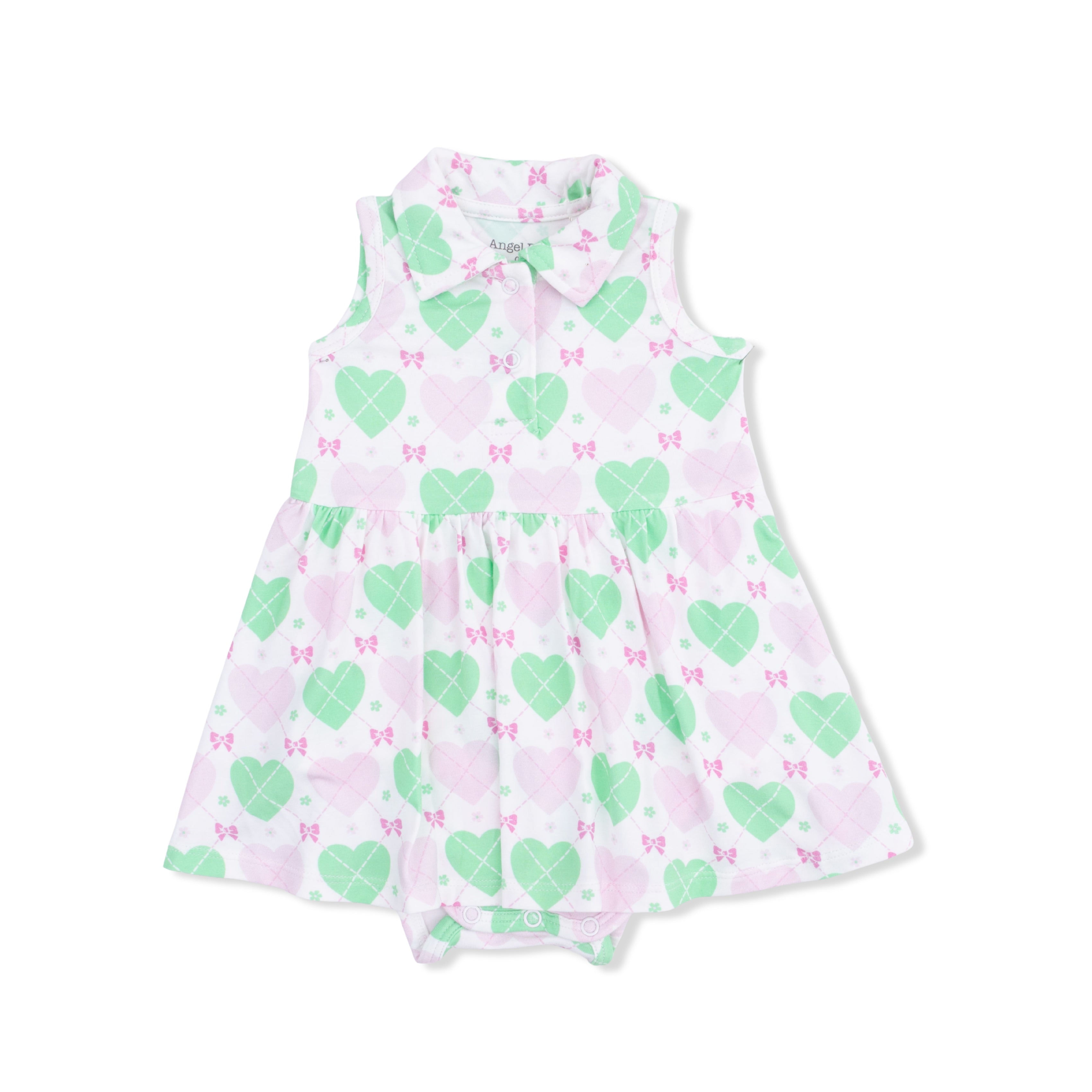 Polo Tennis Dress | Heart Argyle