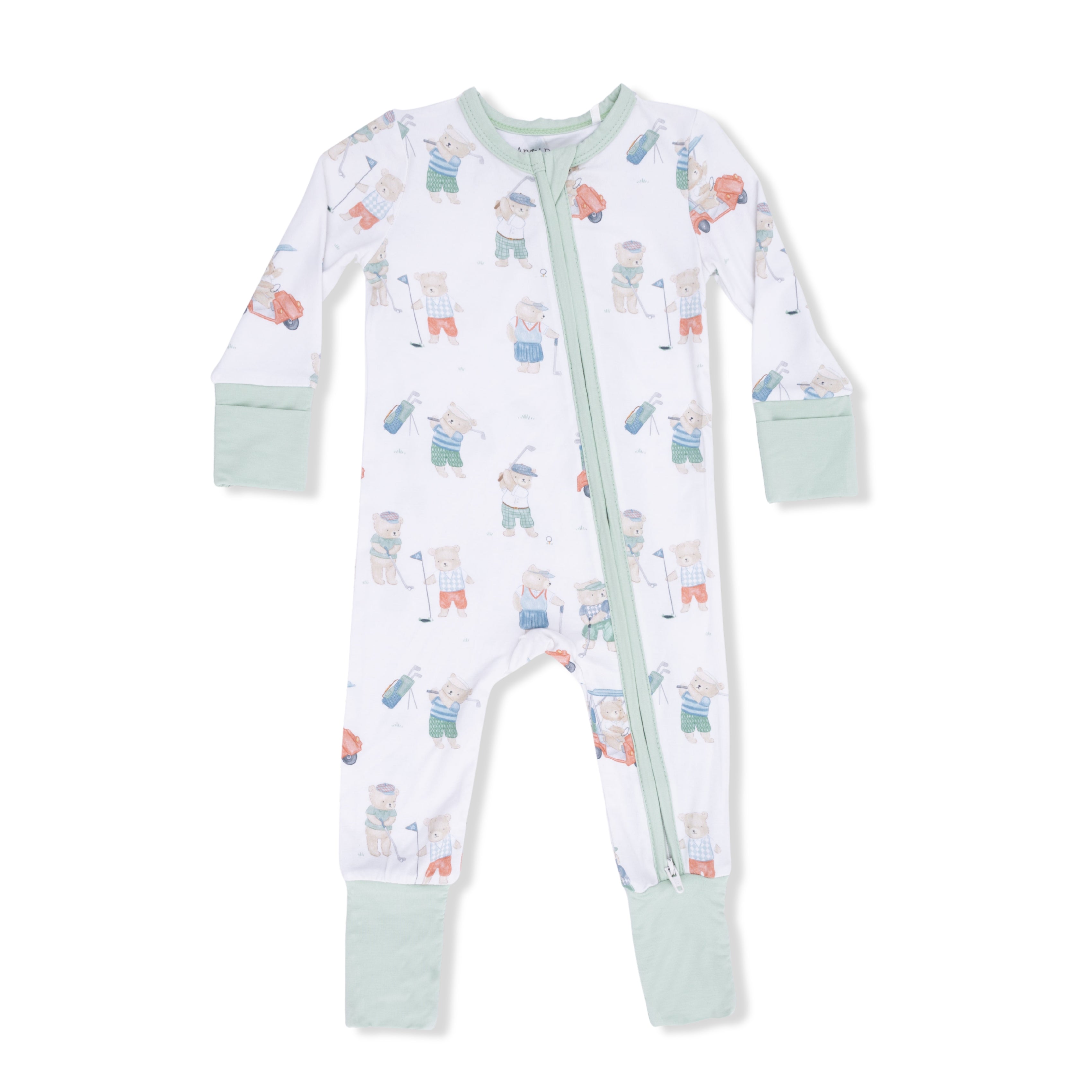 Convertible Romper | Golfing Teddy Bears