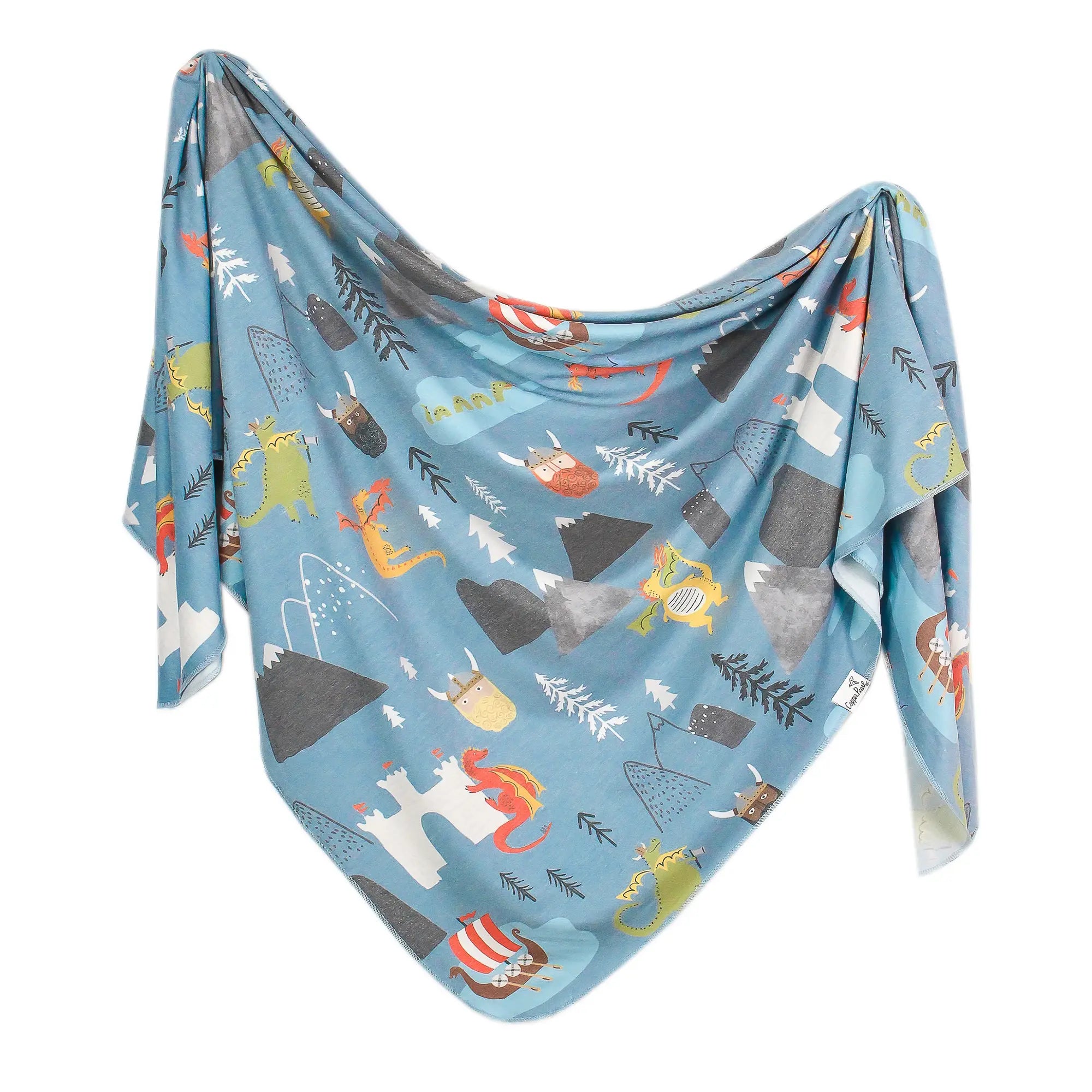 Copper Pearl Knit Swaddle Blanket