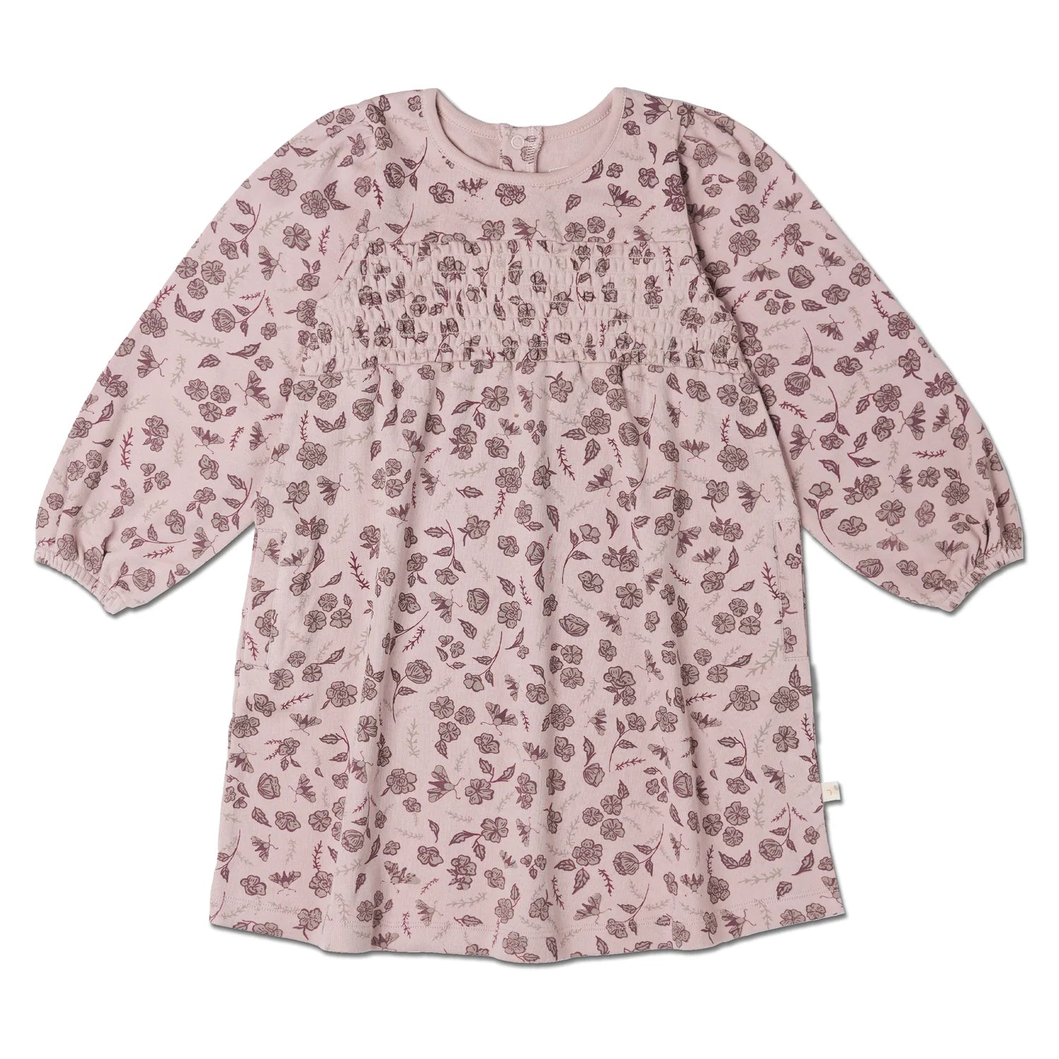 Organic Smocked Sundress - Mystic Floral