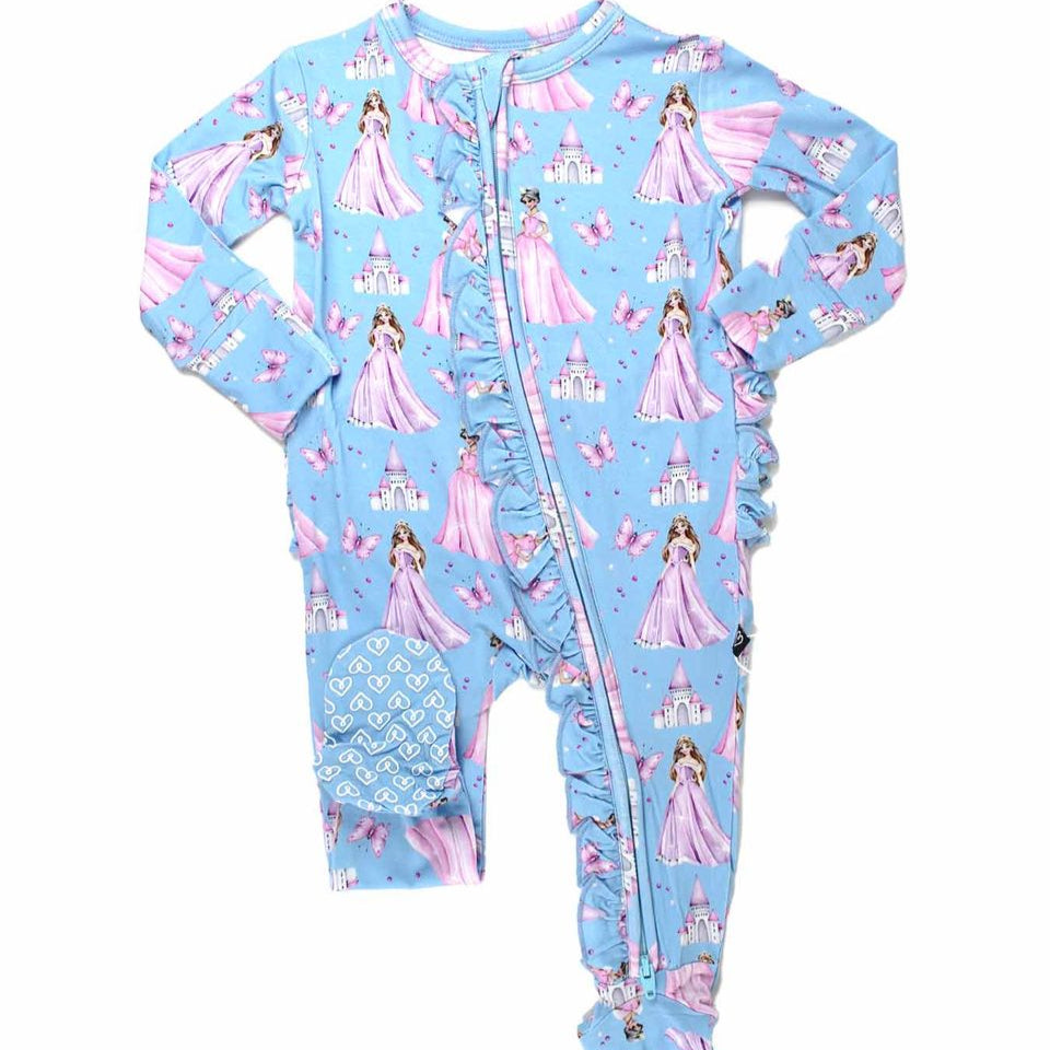 Kinsley Ruffled Zippered Footie