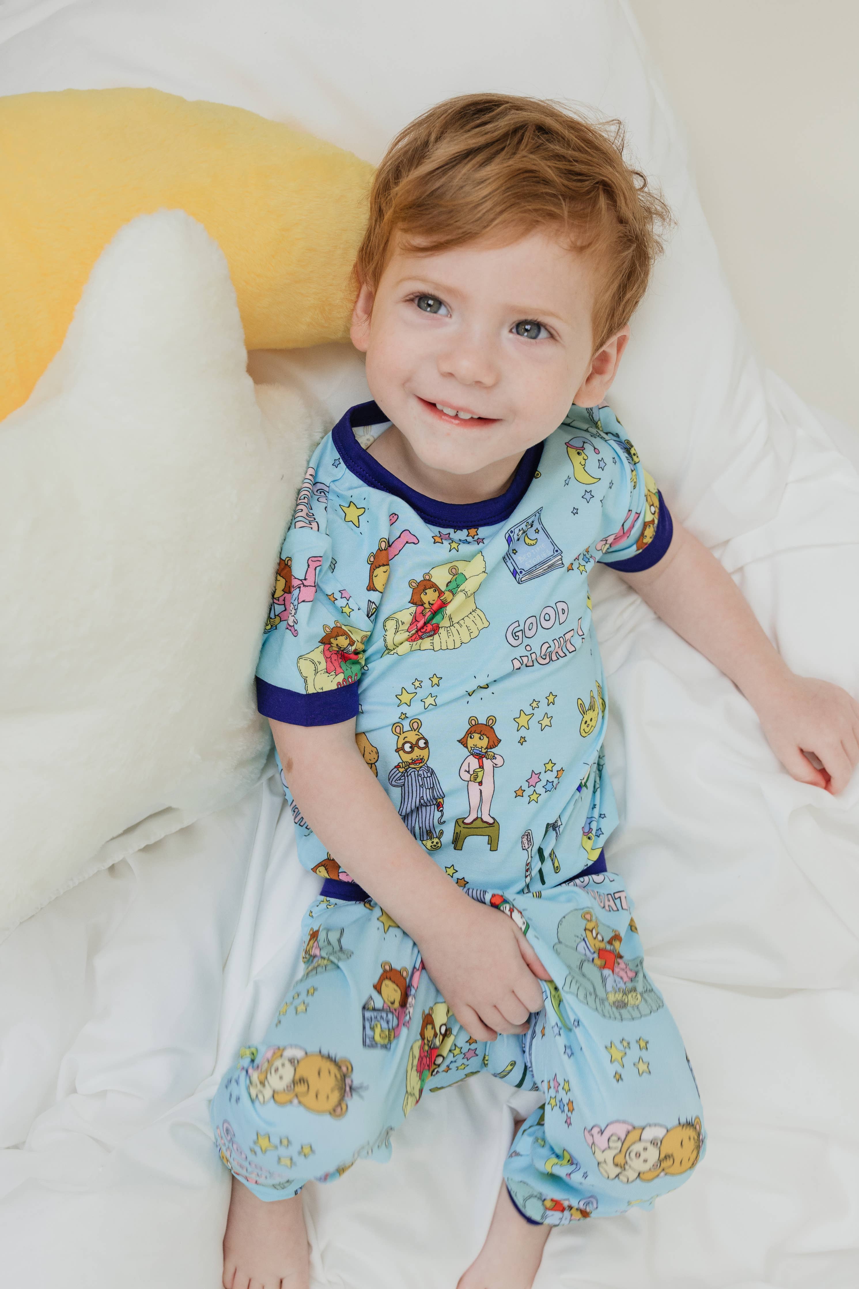 Good Night Arthur™ Bamboo Short Sleeve Kids Pajama Pants Set