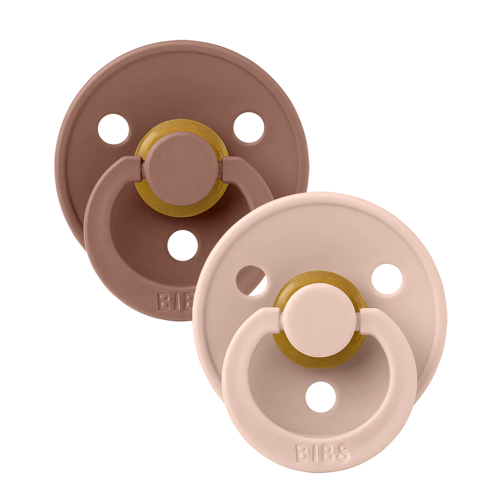 BIBS Pacifier Original Natural Rubber Latex 2PK