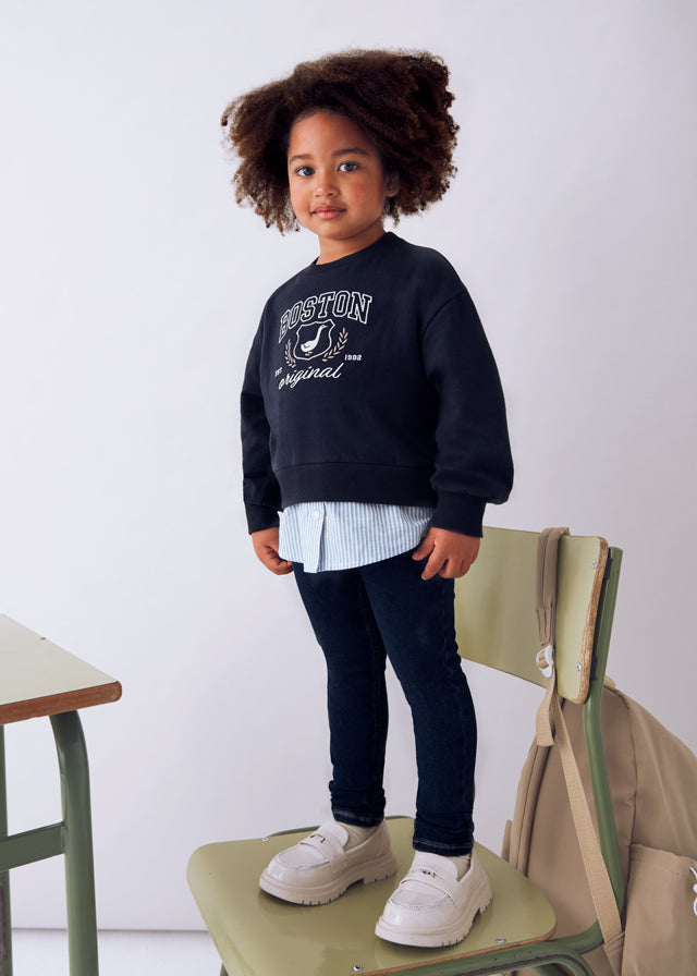 Super Dark Basic Jeggings