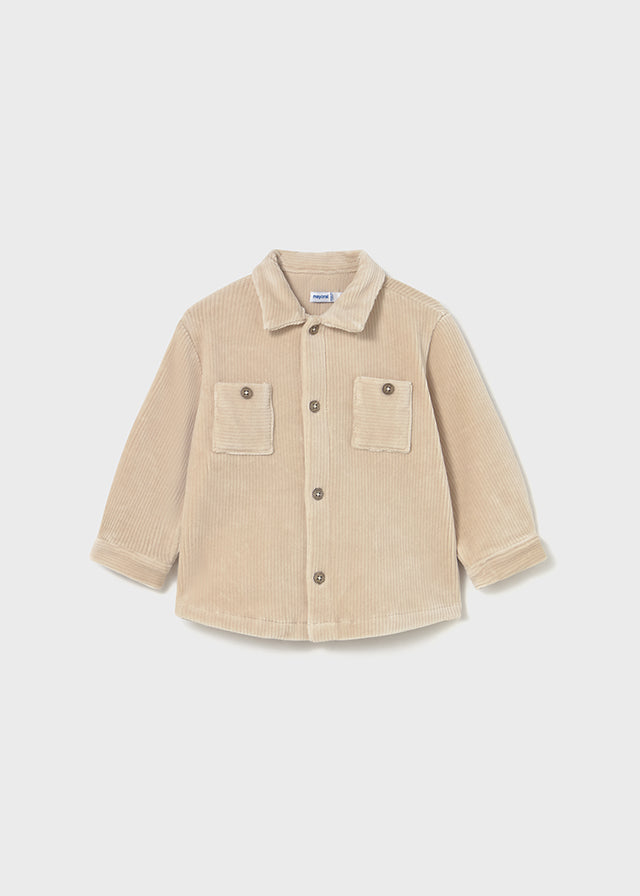 Oatmeal Corduroy Overshirt