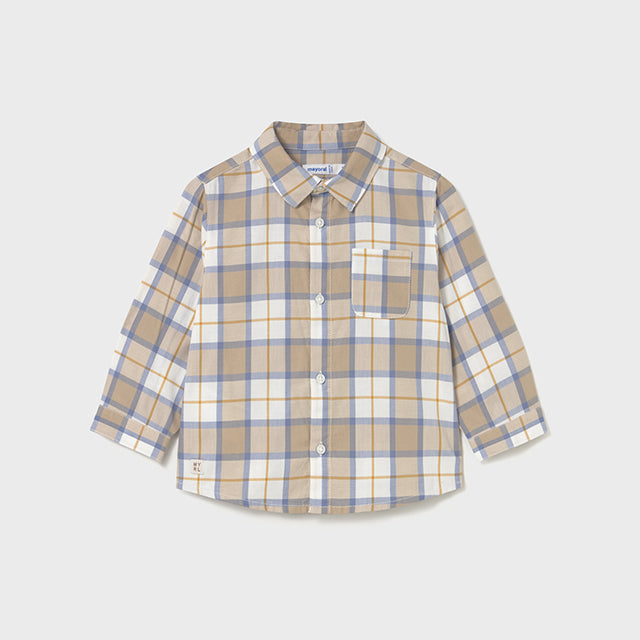 Oatmeal Checkered Shirt