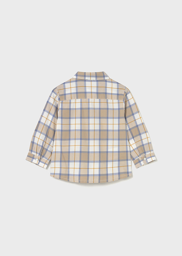 Oatmeal Checkered Shirt