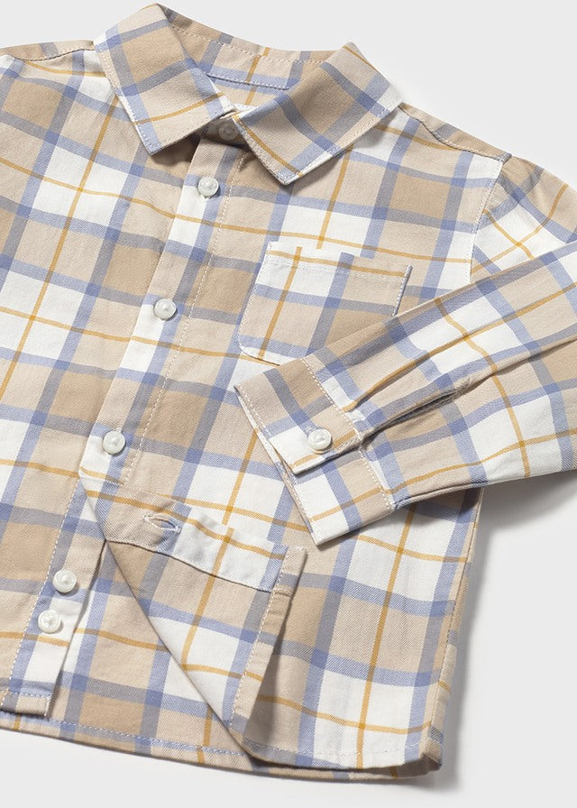 Oatmeal Checkered Shirt