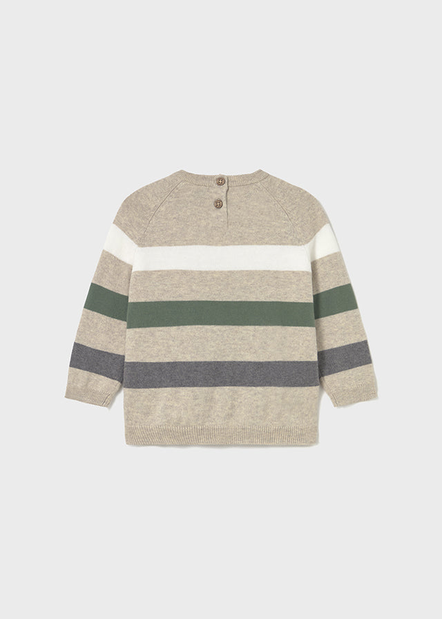 Chai Heather Colorblock Sweater