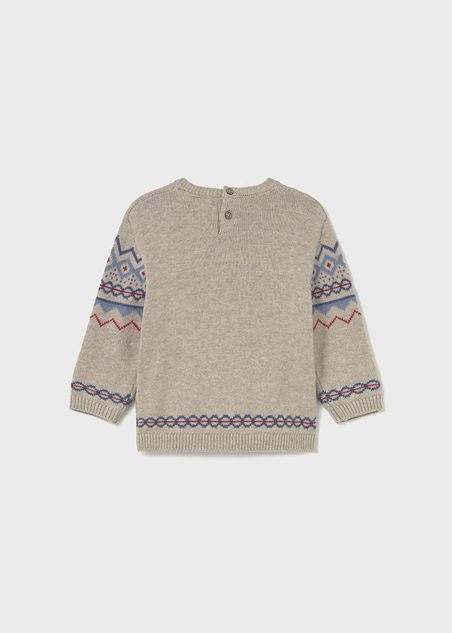 Oatmeal Nordic Knit Sweater