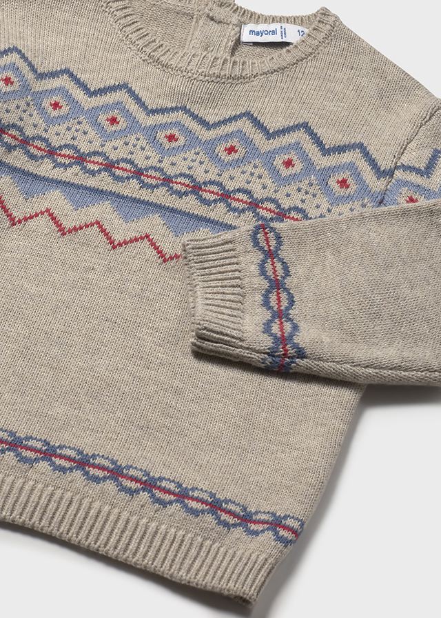 Oatmeal Nordic Knit Sweater