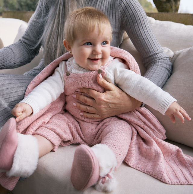 Orchid Overall and Sweater Set